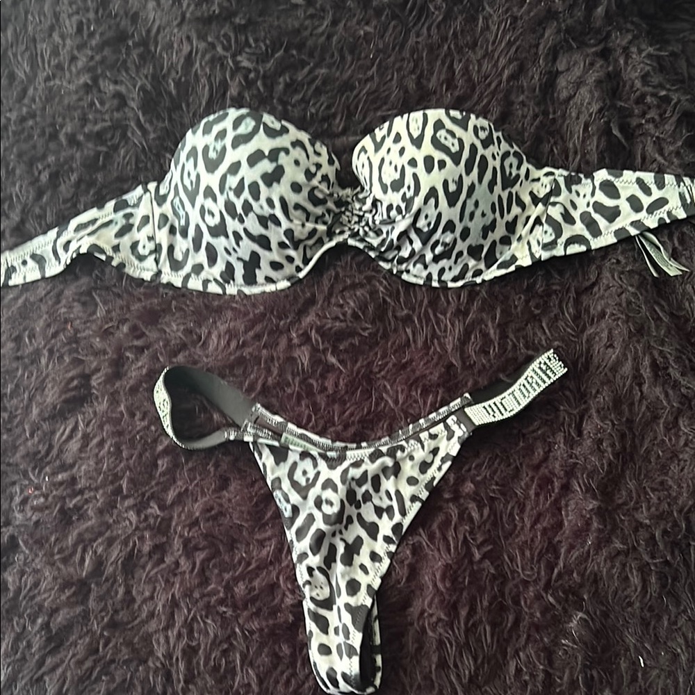 Victoria's Secret Monochrome Leopard Bikini